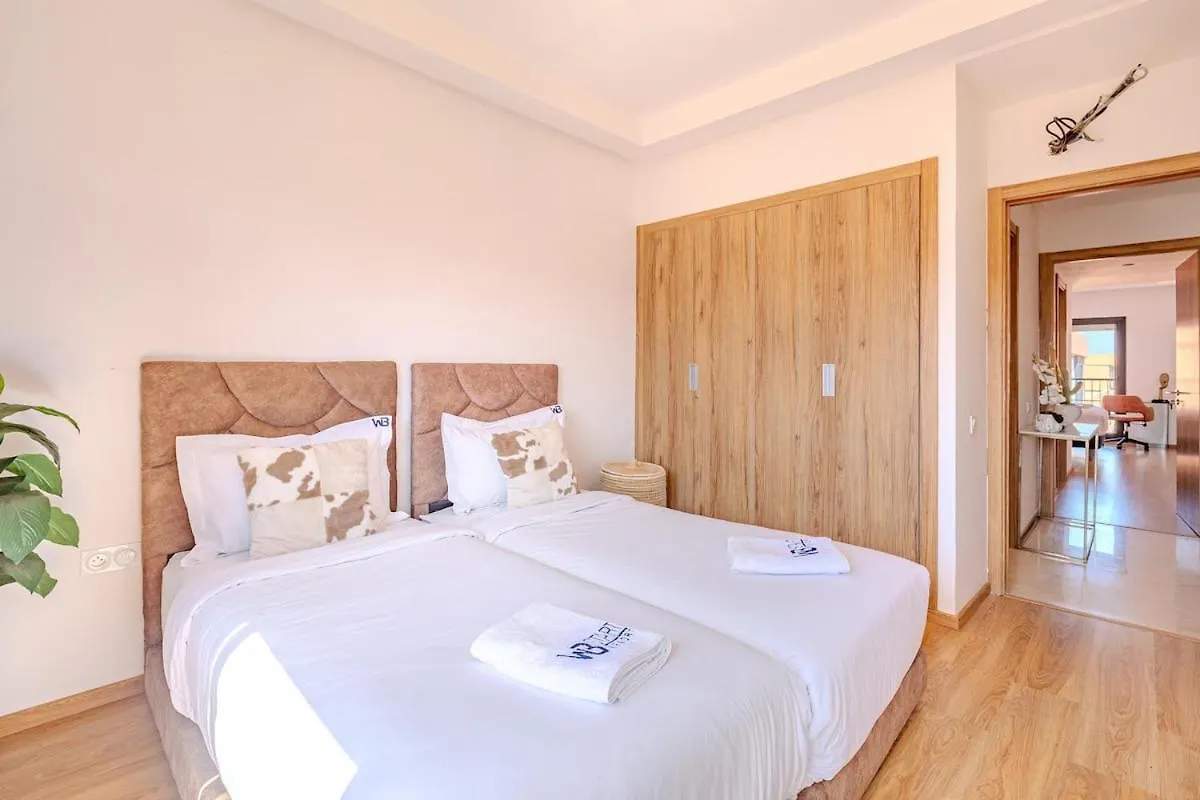 شقة New! Appt Moderne Avec Terrasse Et Vue Piscine مراكش
