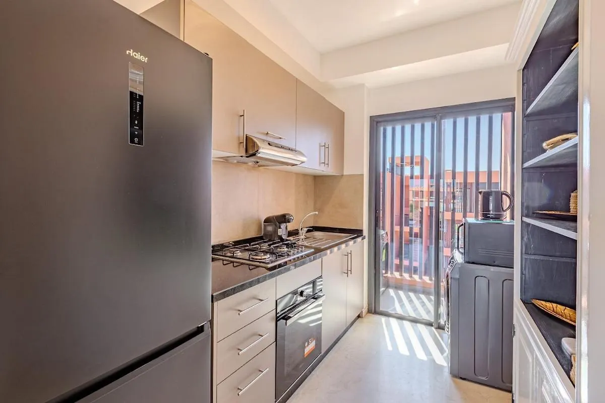 شقة New! Appt Moderne Avec Terrasse Et Vue Piscine مراكش