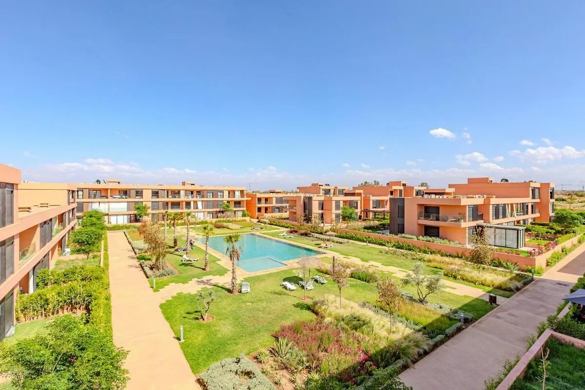 شقة New! Appt Moderne Avec Terrasse Et Vue Piscine مراكش